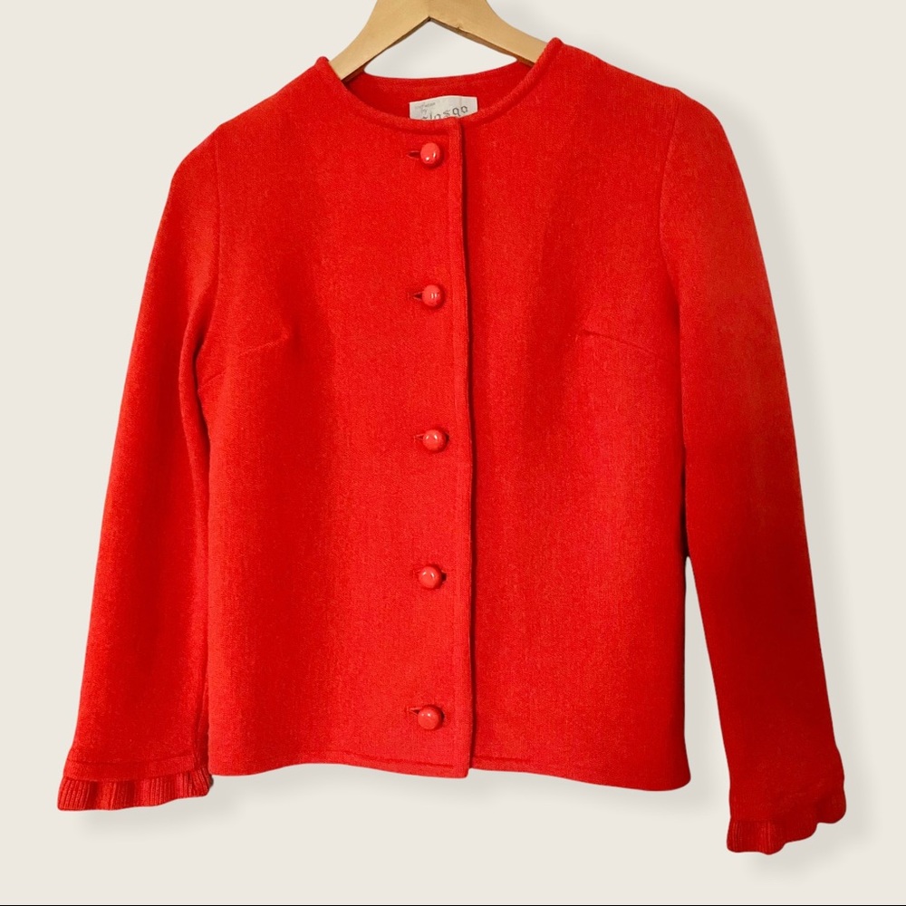 Glasgo Vintage ILGWU Button Up Wool Cardigan